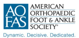 American Orthopaedic Foot & Ankle Society - logo