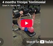 4 Months out after Triceps Tendon Repair