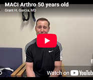MACI Arthro after 50 years old