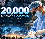 🚀 20,000 FOLLOWERS. ONE MISSION: PUSH THE BOUNDARIES OF ORTHOPEDIC SURGERY.