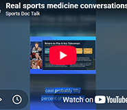 Real sports medicine conversations. Hosts Orthopedic Surgeon Dr. Grant Garcia & Will Sanchez