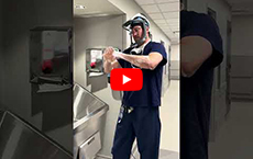 Watch as Dr. Benjamin Domb prepares to scrub in at the American Hip Institute