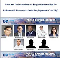 Dr. Domb and Dr. Parsa Present at the World Expert Meeting in Arthroplasty.