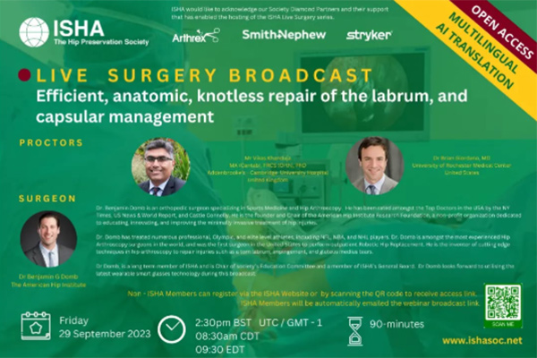 International Society of Hip Arthroscopy (ISHA)