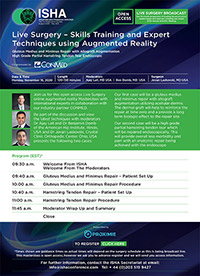 Live Surgery - Skills Training and Expert Techniques using Augmented Reality 