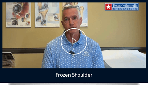 Frozen shoulder educational video about shoulder specialist care