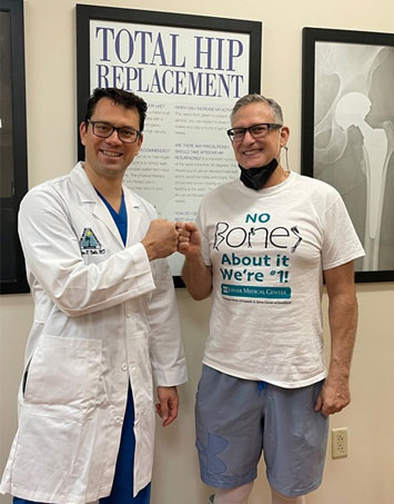 11 days after direct anterior total hip replacement