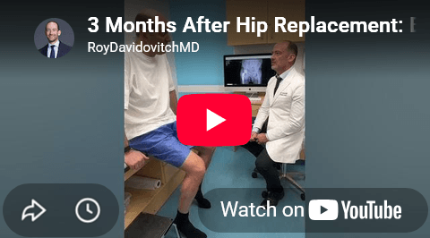 Great recovery 3 months after hip replacement