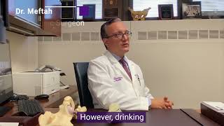 Hip Replacement - When do I need to stop eating and drinking?