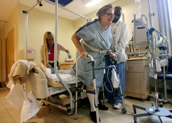 Jane Glenn Haas stands up for the first time logo