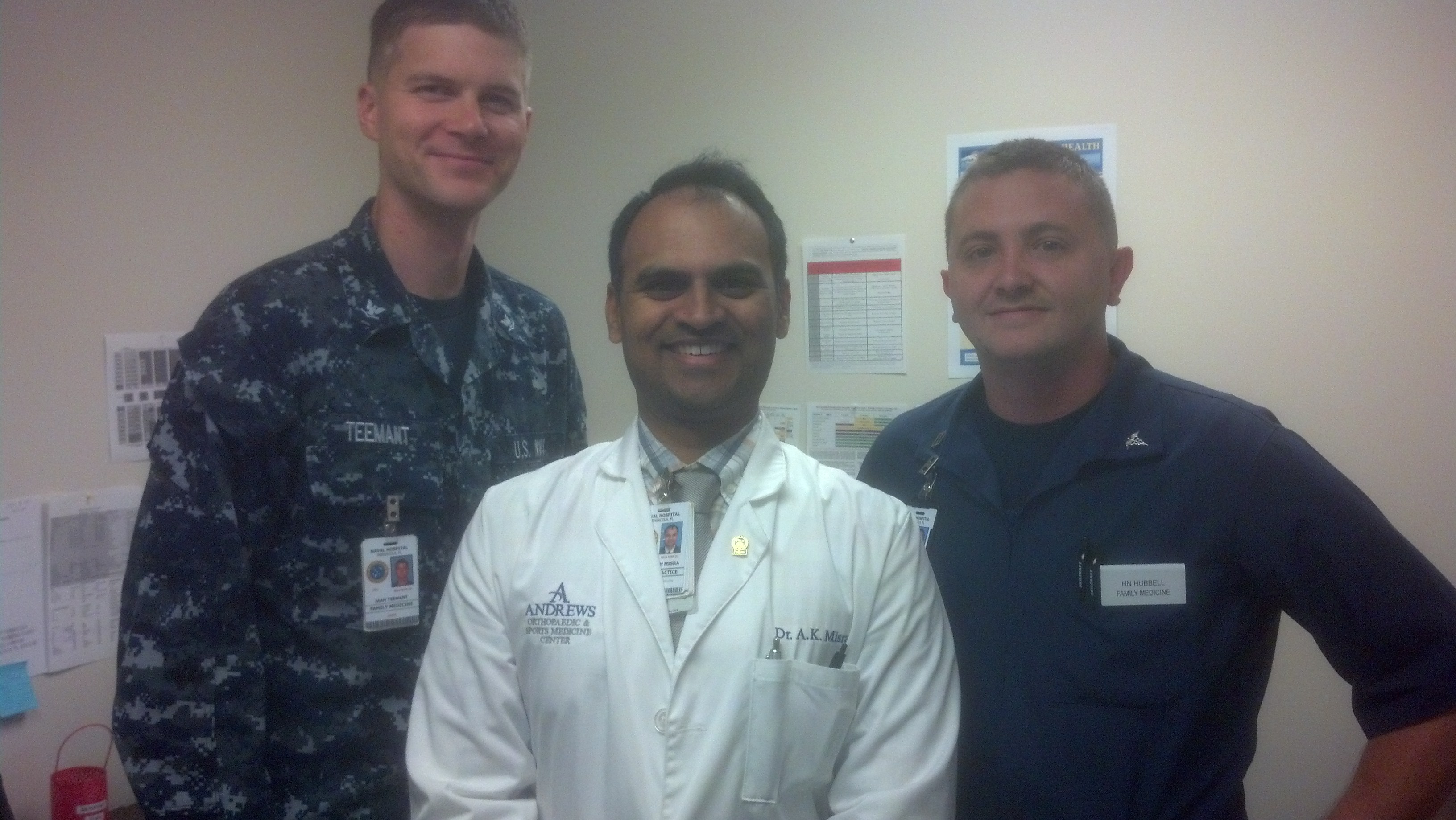 Dr. Misra working at Naval Hospital Pensacola,  Pensacola, Florida