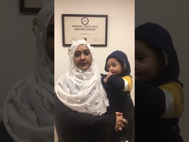 Ruhksana Syed conceives Bariatric Surgery | Thanks to Dr. Ramen Goel