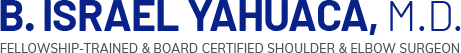 B. Israel Yahuaca, M.D. Logo