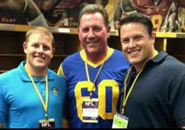 Dennis with sons Tanner (L) and Blake (R) Logo