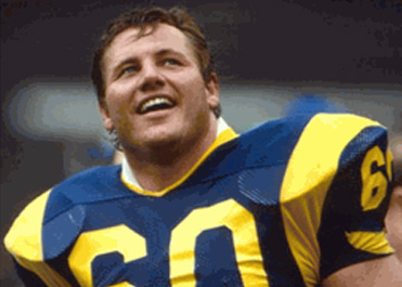 Dennis Harrah enjoyed an illustrious football career with the Los Angeles Rams! Logo