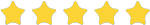 Patient Testimonials Stars