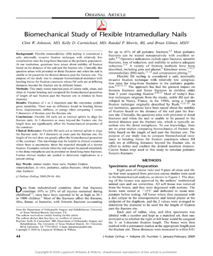Flexible Intramedullary Nails