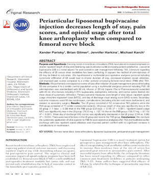 Periarticular liposomal