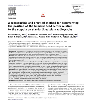 Journal of Shoulder and Mercer