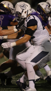 Noah Cralle action on shoulder