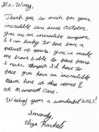 Written Testimonials