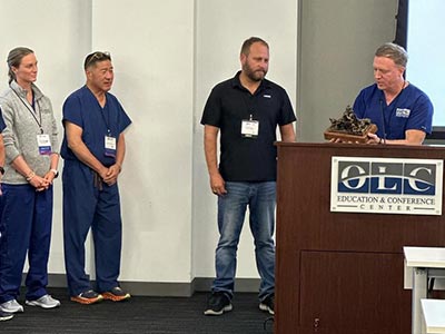 Dr Bailey serving as Co-Chair at this year's AANA/SOMOS Shoulder Course Image3