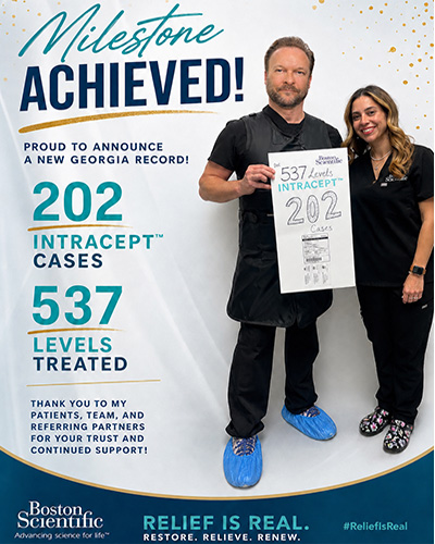 ROSI Celebrates Dr. JT Musser&rsquo;s 200+ Intracept™ Procedure Milestone