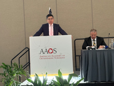 Dr. Wu at Annual AAHS Meet