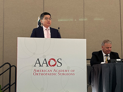 Dr. Wu at Annual AAHS Meet