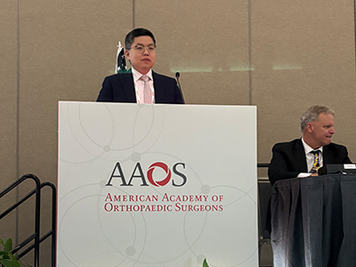 Dr. Wu at Annual AAHS Meet