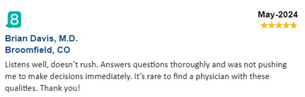 Dr. Davis Testimonial IMG1