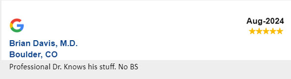 Dr. Davis Testimonial