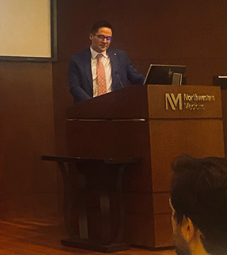 Dr Edgington gave a fantastic presentation