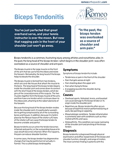 Elbow & Shoulder Surgery Guide