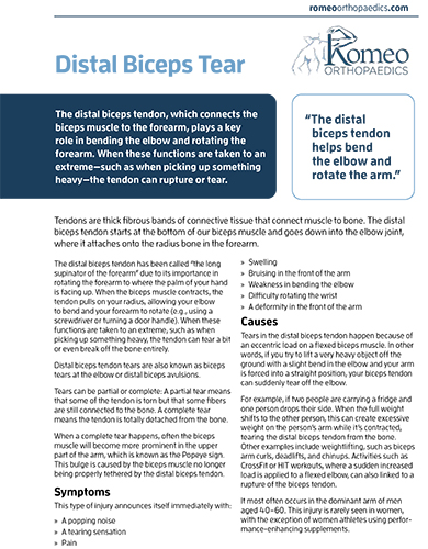 Elbow & Shoulder Surgery Guide