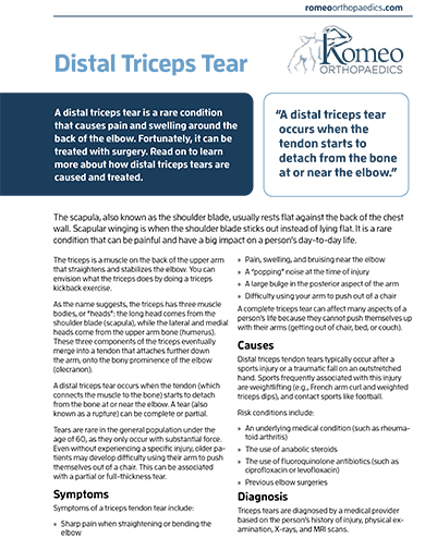 Elbow & Shoulder Surgery Guide