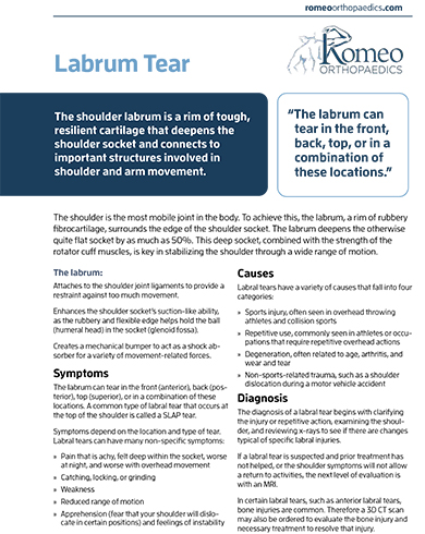 Elbow & Shoulder Surgery Guide