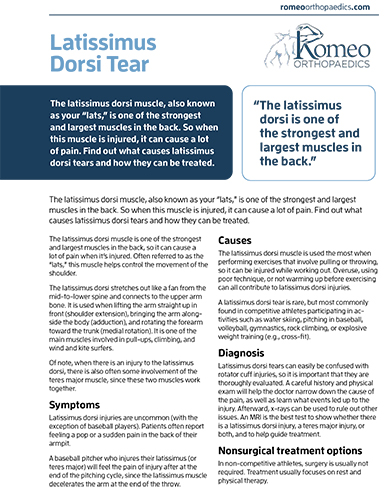 Elbow & Shoulder Surgery Guide