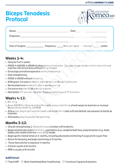 Elbow & Shoulder Surgery Guide