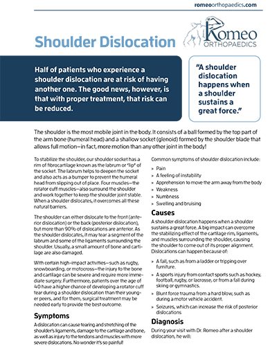 Elbow & Shoulder Surgery Guide