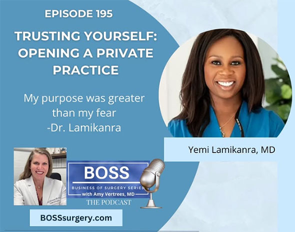Dr. Yemi Lamikanra talks about opening a private practice