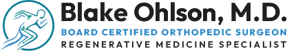 Blake Ohlson, MD, orthopedic surgeon specializing in sports and regenerative medicine