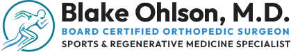 Blake Ohlson M.D., Board Certified Orthopedic Surgeon, Sports & Regenerative Medicine Specialist