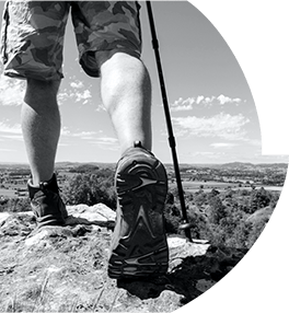 Foot and ankle treatment illustration