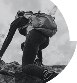 Hip joint treatment illustration