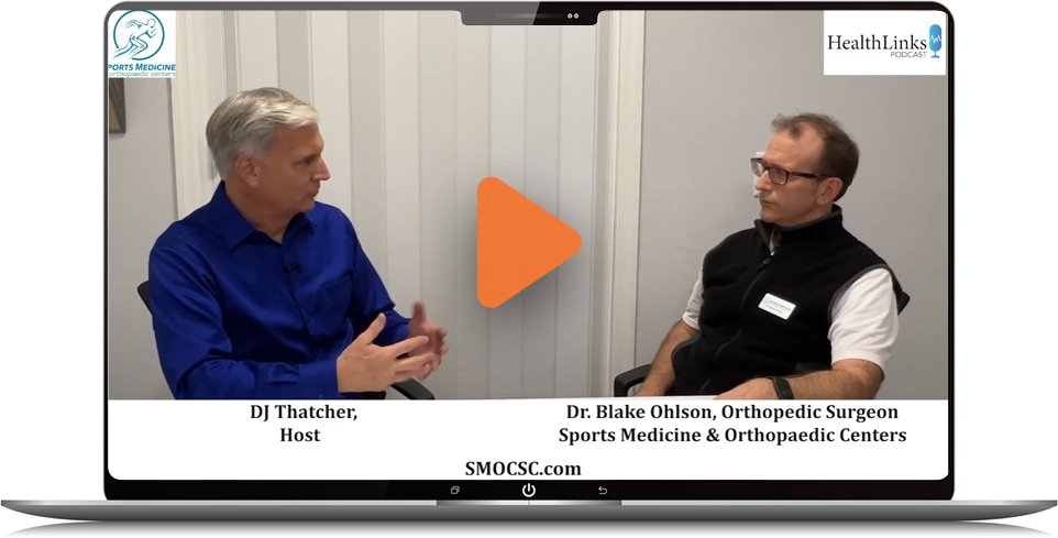 Dr. Blake Ohlson discussing the future of robotic-assisted orthopedic surgery