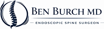 Ben Burch MD. Endoscopic Spine Surgeon logo