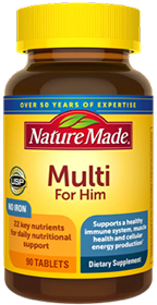 Nature Made Multivitamin Tablets for Men