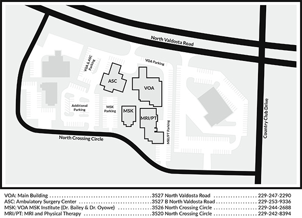 Picture of Valdosta, GA Map