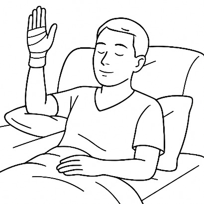 David C, Hay MD  Hand Surgery Post op Protocol